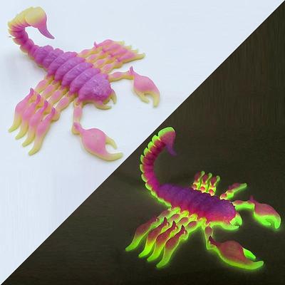 Halloween 3D Printed Scorpion Figurine, Realistic Articulated Scorpion Toy, Movable Animal Model Desk Decoration, Kids Toy Gift, Fish Tank Terrarium Decor