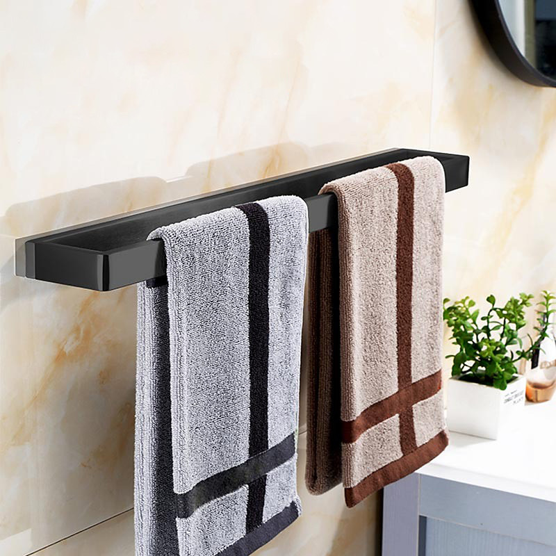 Towel Bar Towel Rack 304 Stainless Steel Wall Mounted Bathroom Hardware Towel Holder for Bath Towels, Rustproof Towel Rail for Kitchen, Shower, Hotel Use, Heavy Duty Polished Finish