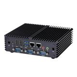 Qotom Q401P Mini PC Celeron 2955U Processor Dual Core 1.4 GHz 8GB RAM 128GB SSD Mini Desktop PC Windows Linux