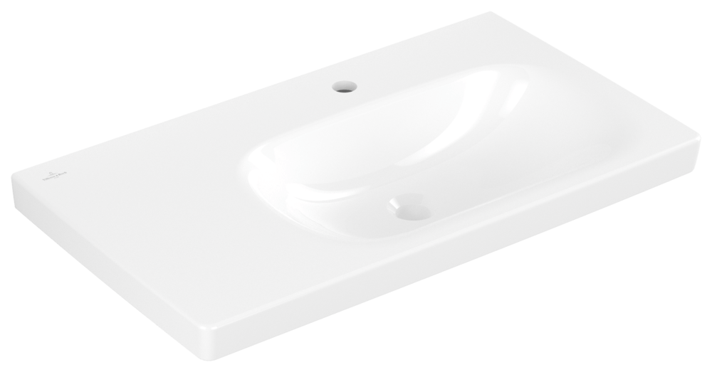 Villeroy & Boch Schrankwaschtisch Skyla 5A52R2 800x460mm, Becken rechts , 1 Hahnloch ohne Überlauf 5A52R2R1 Image