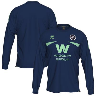 Millwall Errea Trainer Trainingssweatshirt - Marineblau Image