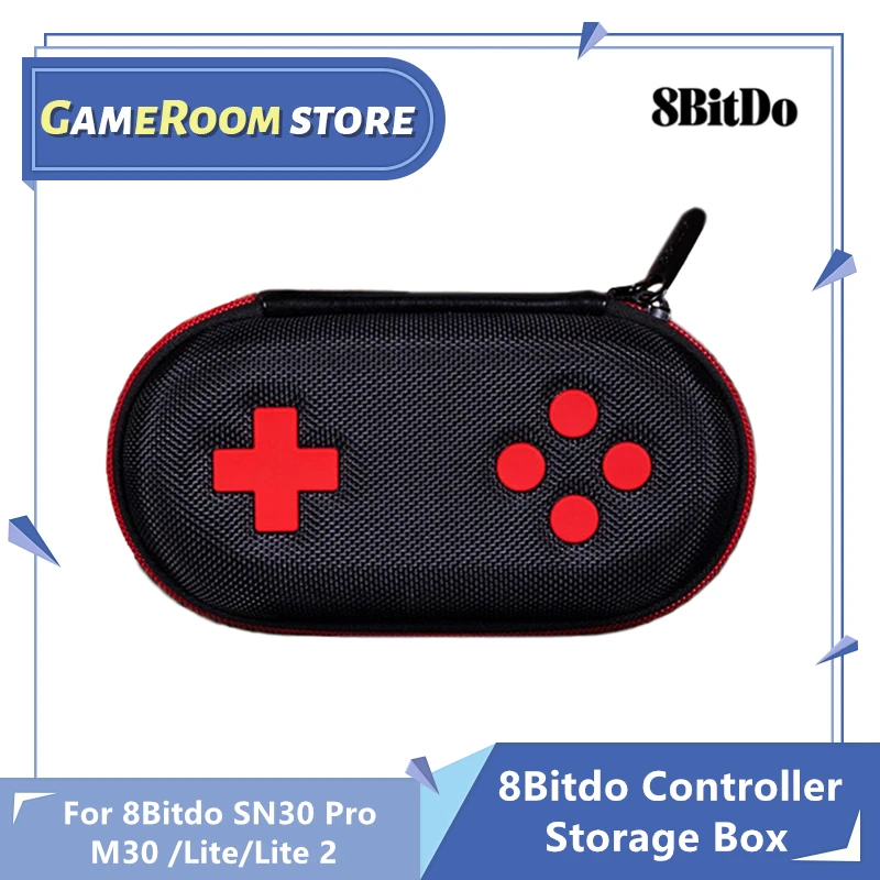8Bitdo Tragbare Lagerung Tasche Tragen Fall Handheld Spielkonsole Hard Cover Schutz Box Für 8Bitdo SN30 Pro M30 Lite controller Image