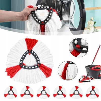TEMU 6pcs Replacement Head For , Mop Spare Parts, Water Absorbent Wiper Head For Replacement