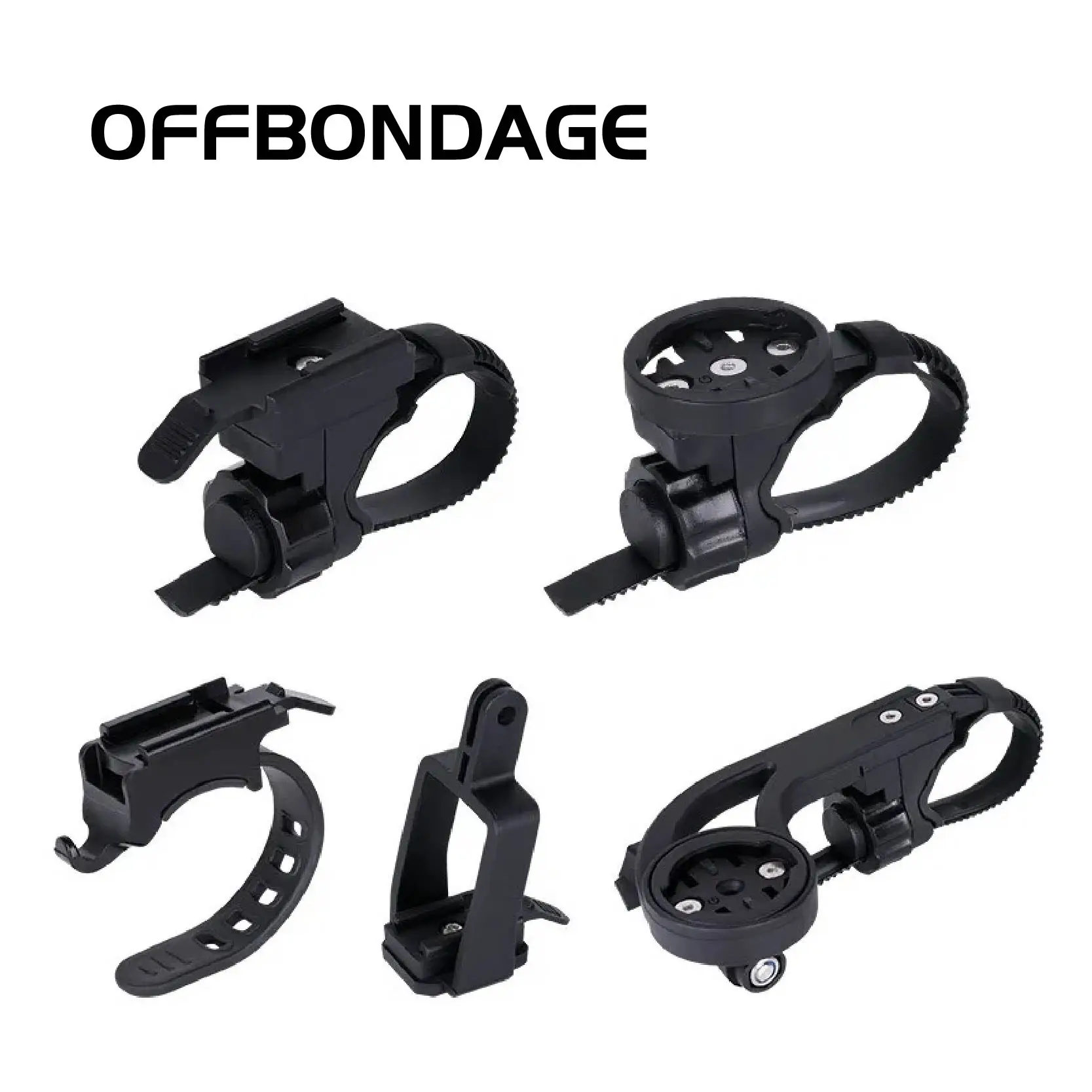 OFFBONDAGE Fahrrad Multifunktionaler Codetischhalter Geeignet für Mountainbikes Rennräder Fahrradbeleuchtung Sportkamerahalter