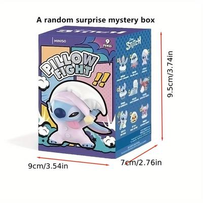 TEMU Stitch Mystery Box Collectible - Fashion Pvc Car And Desktop Decorations, Ideal Valentine's Day Graduation Season Gift Holiday Present, Christmas Perfect Gift