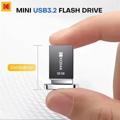 KODAK K113 Mini-USB-Flash-Laufwerk, USB3.2-Stift-Speicherlaufwerk, hohe Geschwindigkeit, 140 MB/s, 16 GB, 32 GB, 64 GB, 128 GB UDisk, tragbarer Speicher für Auto-PC Image