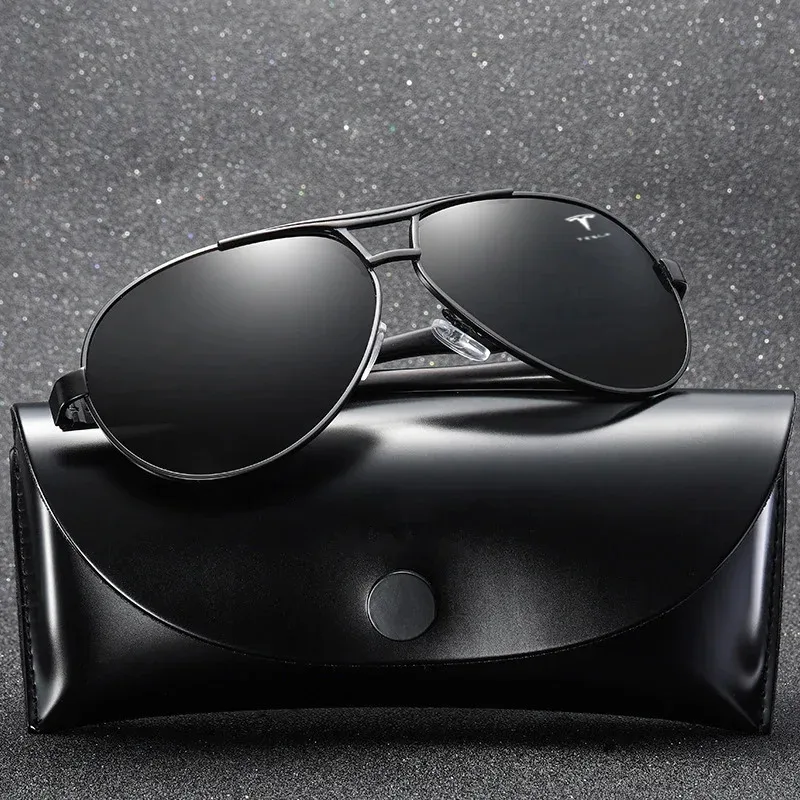Auto High-End Luxus Polarisierte Sonnenbrille Blendschutz Mann Brille Für Tesla Modell 3 Modell Y Modell S Modell X Cybertruck Roadster Image