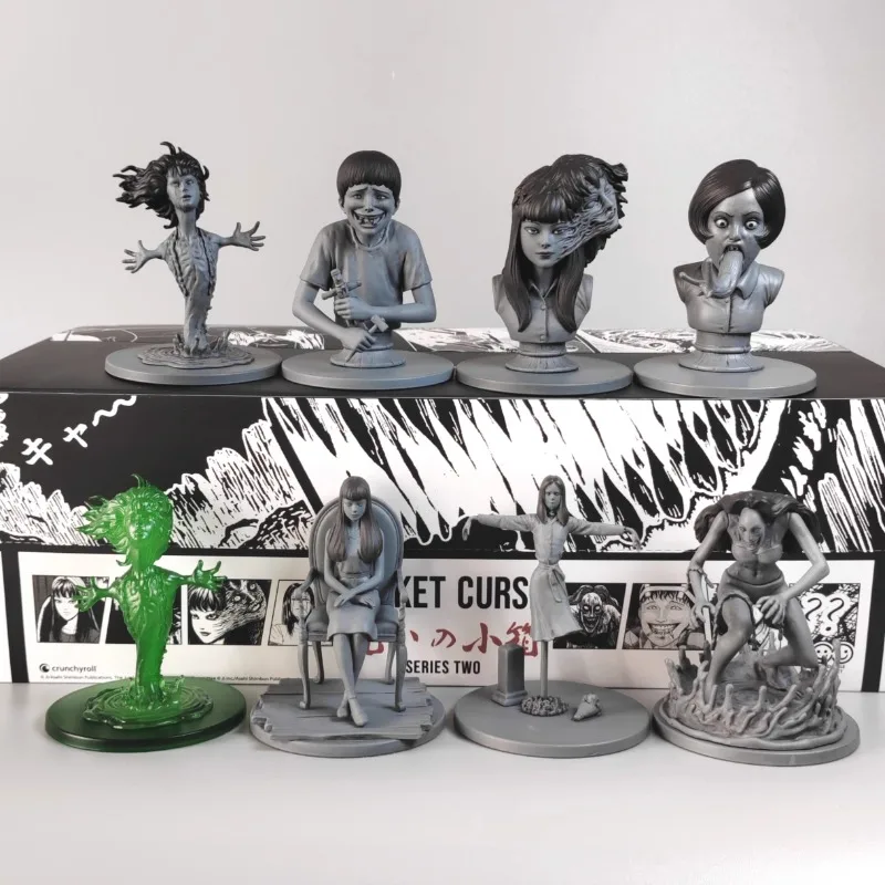 Original Junji Ito Collection Pocket Curse Series 2 Blind Box Horror Comic Tomie Slug Girl Collection Ornament Kind Überraschungsgeschenk Image