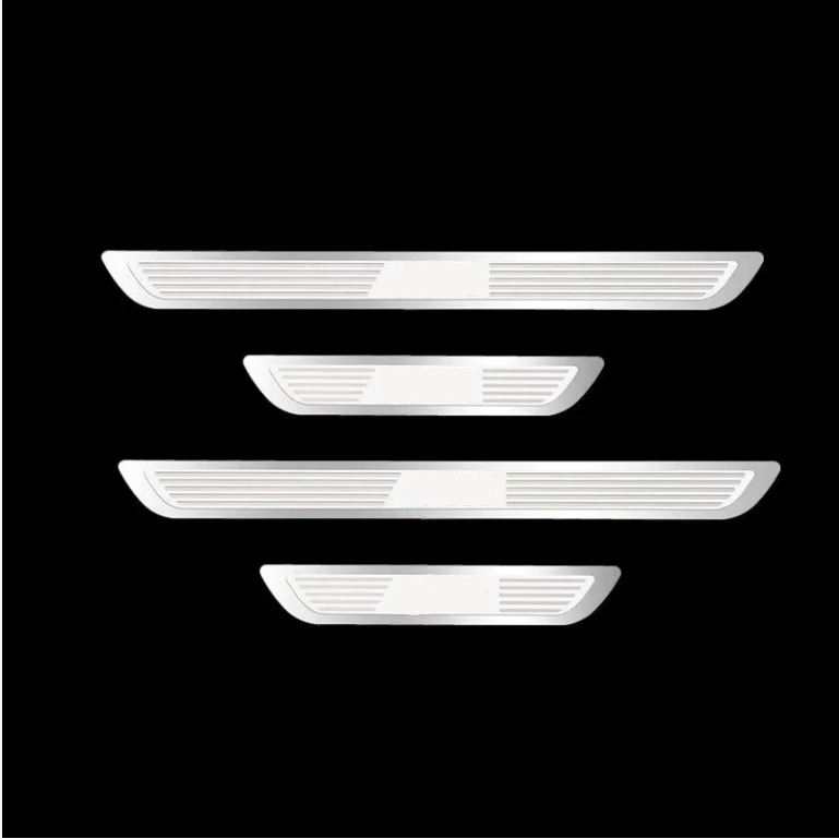 Edelstahl-Autotürschwellen-verschleissplattenabdeckung für BMW X1 10-15 X5 08–22 X6 08–19. Mittelmontierter Schwellenstreifen Image
