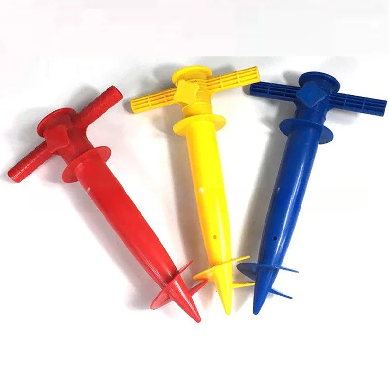 Strand Boden Plug Spiral Typ verstellbar Kunststoff Strand Sonnenschirm Sitz Befestigungs werkzeug Anker Rack Nagel Sonnenschirm Zubehör Image