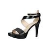 High-Heel-Sandalette NERO GIARDINI "Nero Giardini Sandalen Nappaleder", Damen, Gr. 36, schwarz, Nappaleder, casual, Schuhe