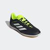 Fußballschuh ADIDAS PERFORMANCE "COPA COURT CLUB INDOOR", Gr. 42, core schwarz, cloud weiß, lucid lemon, Textil, Synthetik, sportlich, Schuhe, geeignet als Hallenschuhe
