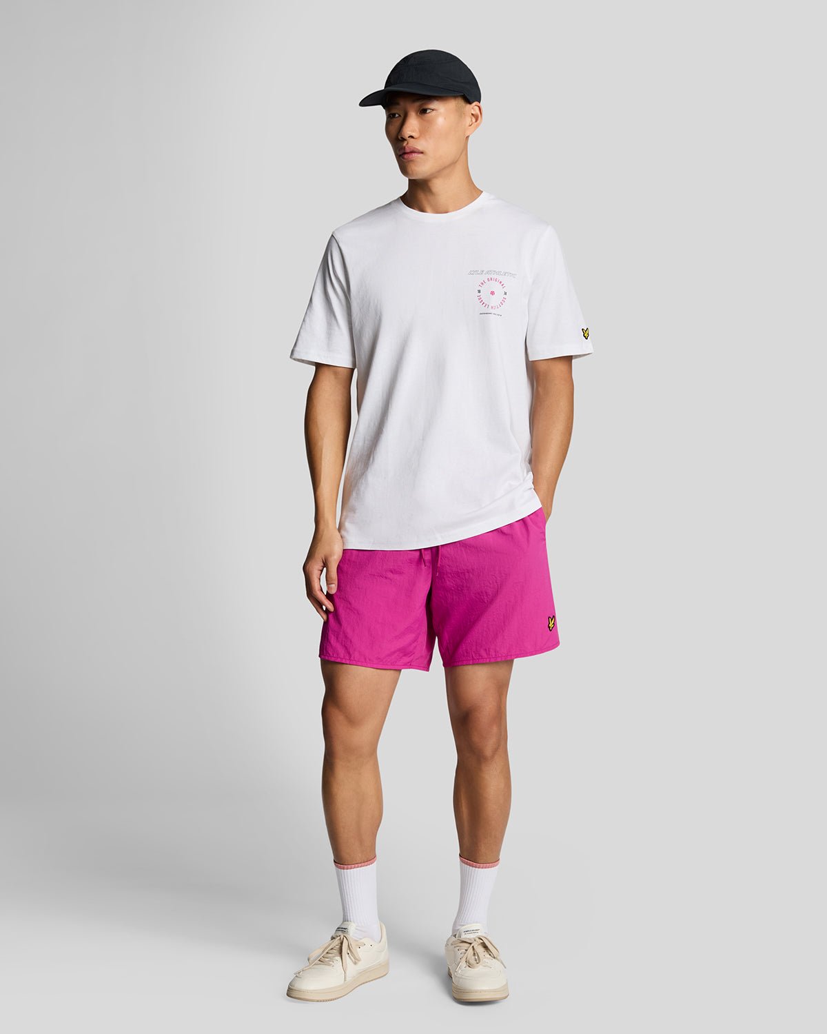 Lyle & Scott Einfache Badehose - Fuchsia Image