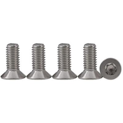 Beijiyi - 25 Stück M5 x 16 Senkkopfschrauben, 304 Edelstahl, Torx-Schrauben, Maschinenschrauben, Image