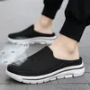 Männer Casual Pantoletten Mesh Atmungsaktive Flache Hausschuhe Sommer Paar Schuh Müßiggänger Mode Schuhe Männer Straße Hausschuhe Flip-Flops Größe 48