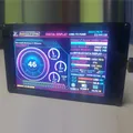 Doppio USB PC Display secondario IPS da 3,5 pollici Monitoraggio della temperatura fai da te CPU GPU RAM HDD Acrilico per WINDOWS LINUX Raspberry Pi