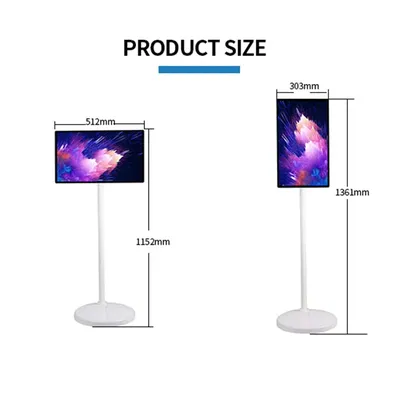 2025 LG 32-Inch Portable 4K Smart TV - Touch Screen Interactive Wireless Display with 8K Upscaling