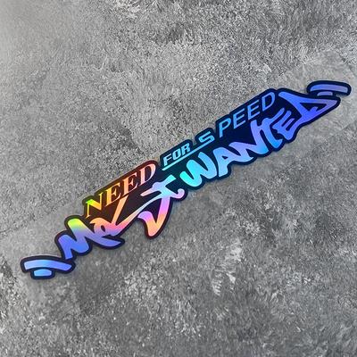 "TEMU 1pc ""need For Speed"" Vinyl Car Decal - Waterproof, Scratch-cover Sticker For Windows & Rear Bumper, Triangle Section , , Easy Application, Racing Car Sticker| Graphic Decal|matte"