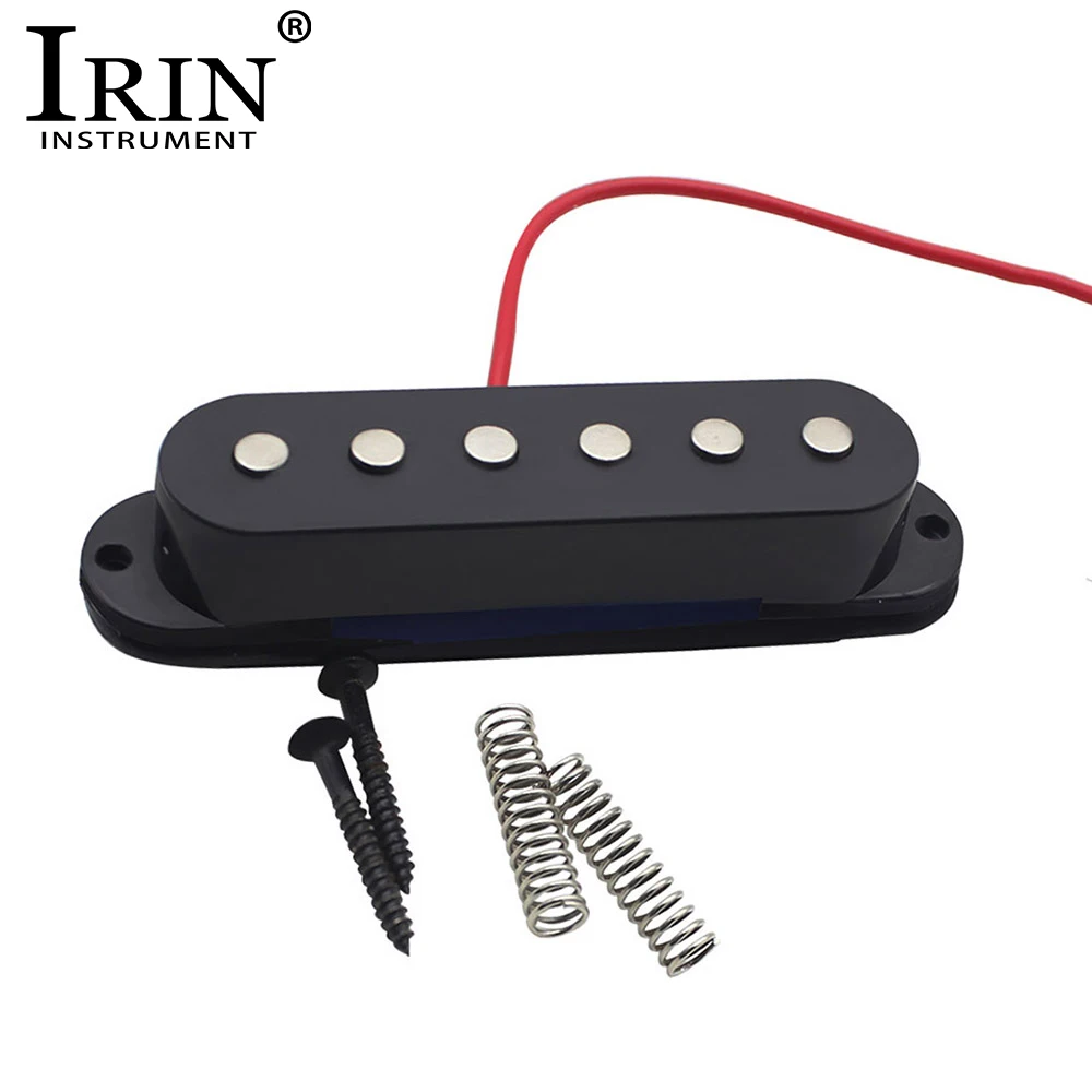 IRIN E-Gitarren-Tonabnehmer, Ersatz für Hals, mittlere Brücke, Single-Coil-Sound-Tonabnehmer, Teile und Zubehör für E-Gitarre Image