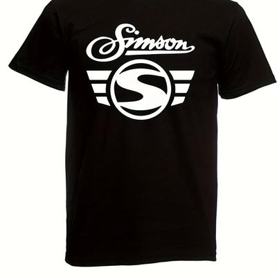 TEMU Logo - Men's Casual Fashion T-shirt - Round Neck - Pure Cotton - Comfortable And Breathable Fabric - Short-sleeved T-shirt Image
