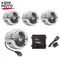 Altoparlante Bluetooth per moto Lettore MP3 impermeabile da 3,5 pollici a 4 canali USB Musica stereo Alta qualità del suono per accessori moto