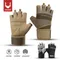 Half Finger Gym Gloves Weightlifting Dumbbell Training Anti-Slip Fitness Gloves with Wrist Support Workout Crossfit Exercise