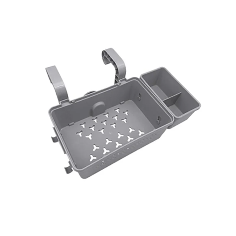 ABHS-panier de conteneur de stockage de piscine extérieure avec porte-gobelet de piscine, panier de conteneur de stockage de piscine extérieure pour piscine hors piscine/piscine à cadre