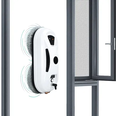 Fensterreiniger-Roboter, Fensterputzroboter, Fernbedienung, intelligenter Glasputzroboter, multifunktional, für Fenster, Fliesen, Decke Image