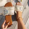 Sommer Flache Hausschuhe Mode Schnalle Frauen Schuhe Outdoor Casual Slipper Runde Kappe Einfarbig Damen Sandalen Plus Größe Hausschuhe