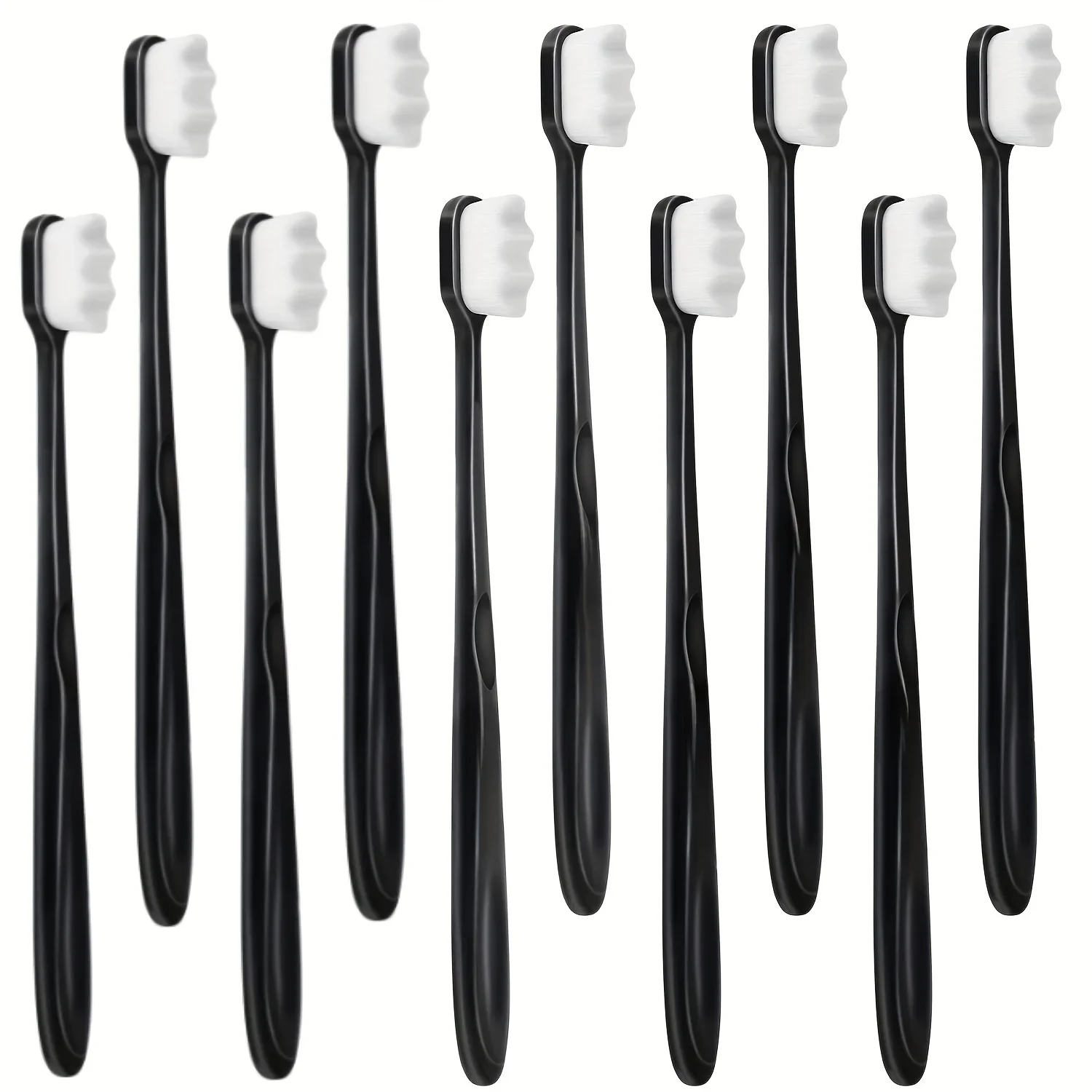 10 ultraweiche manuelle Zahnbürsten mit 20.000 weichen Borsten Image