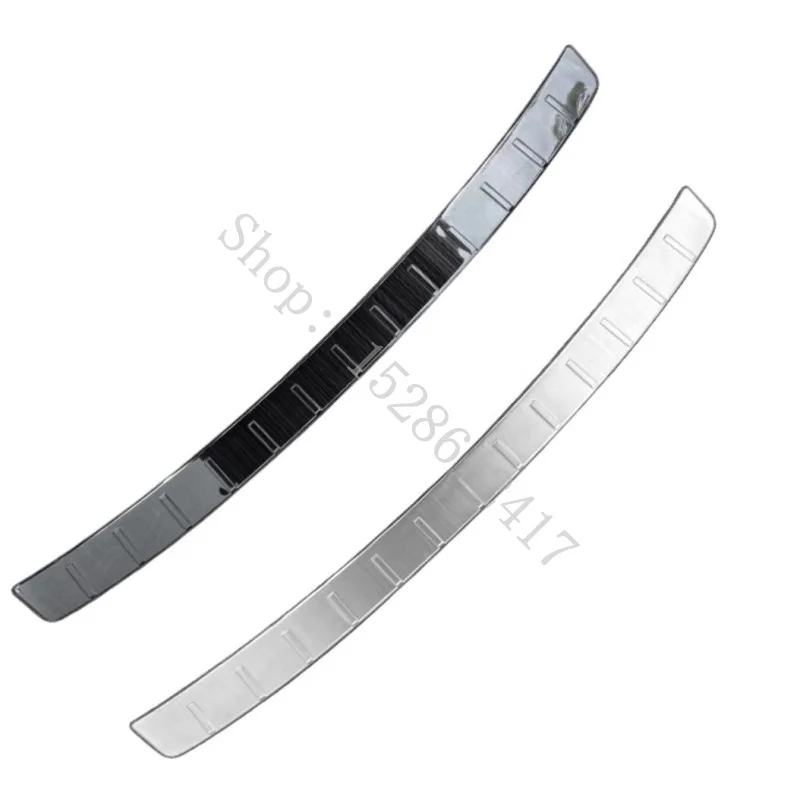 Für Volvo XC60 2018 2019 2020 ~ 2025 edelstahl Hinten Tür Sill Stoßstange Schutz Sill Hinten boot schutz Auto zubehör styling Image
