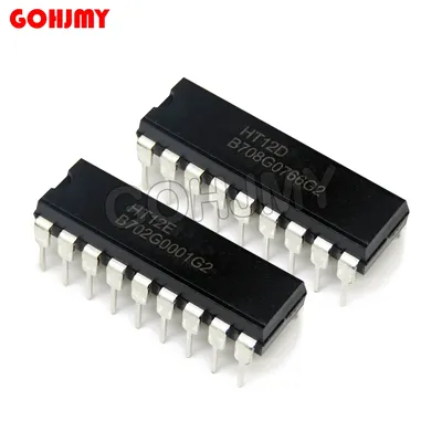 10pcs (ht12e + ht12d) jeder 5pcs ht12d ht12e dip18 HT-12D HT-12E ht12 new dip ic Image