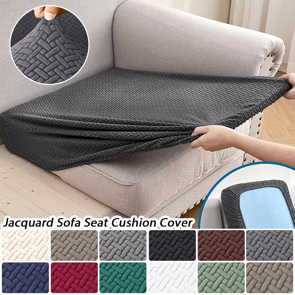 Dicke Jacquard Sofa Sitz Abdeckung Elastische Sofa Abdeckung Schutz Couch Abdeckung Für Sofa Anti-staub Abnehmbare Sofa Kissen Abdeckung für Zuhause