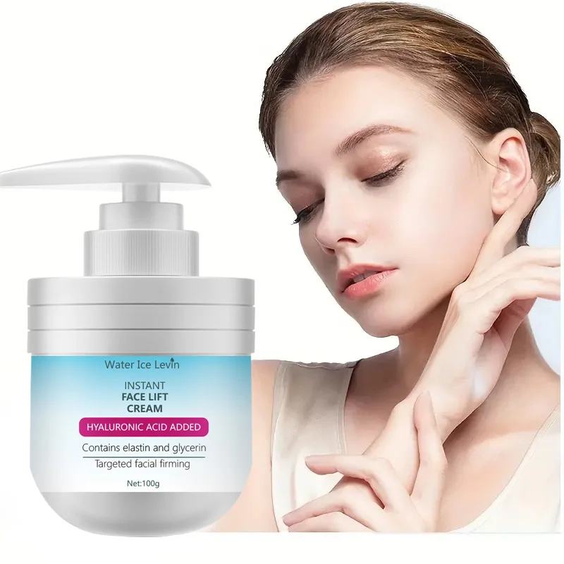 Instant-Feuchtigkeitscreme für das Gesicht enthält Kollagen, Hyaluronsäure, Glycerin und Anti-Säure – Feuchtigkeitscreme für trockene Haut und alle Hauttypen Image