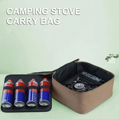 Outdoor Stove Carry Bag Camping Stove Protective Bag Portable Bag Stove Burner Carrier Camp Stove Oxford Cloth Storage Organizer