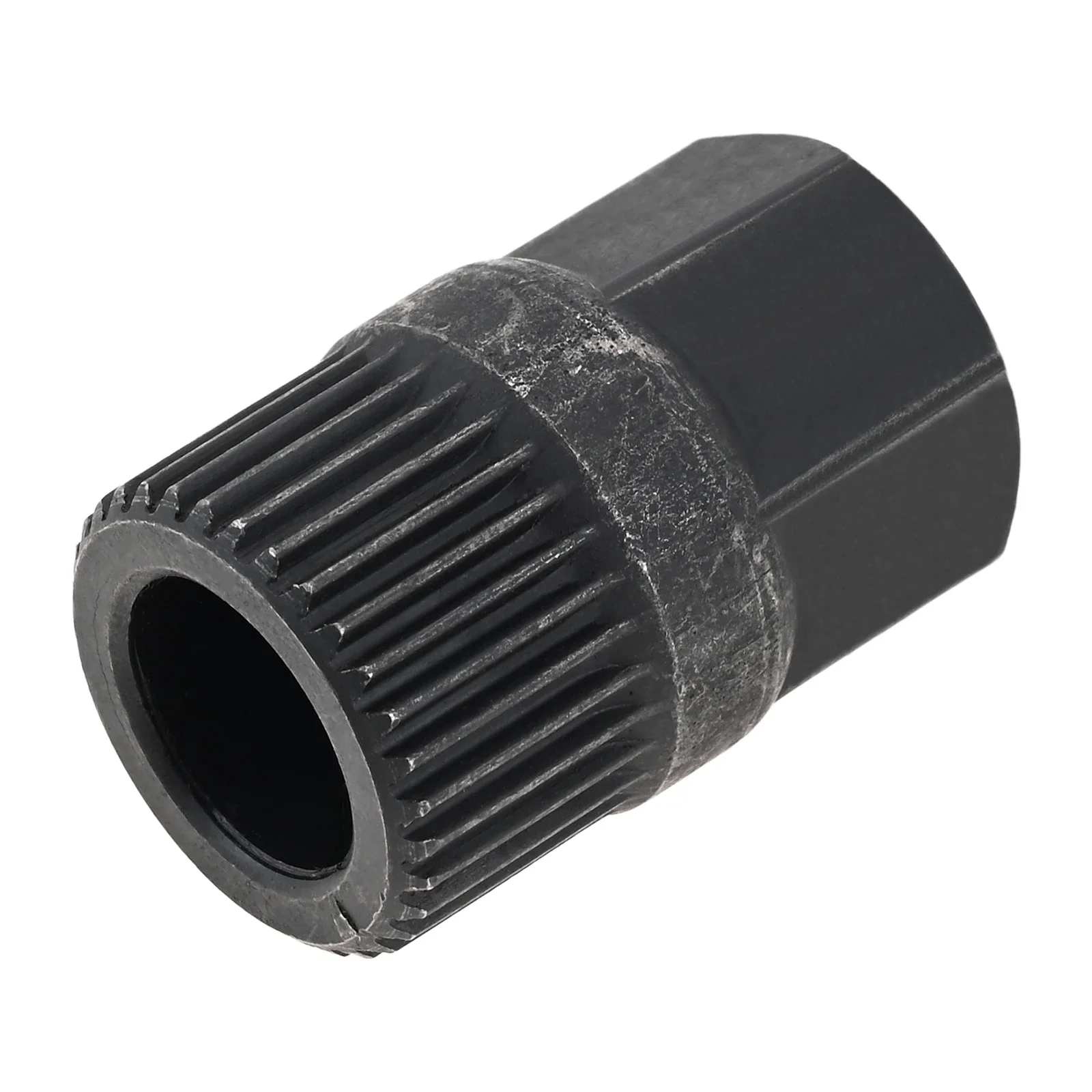 33-Zähne-Werkzeug zum Entfernen der Sechskant-Generatorriemenscheibe aus Chromlegierung, Stahl, Lichtmaschine, Kupplungsrad, Riemenscheibe, Demontagewerkzeug Image