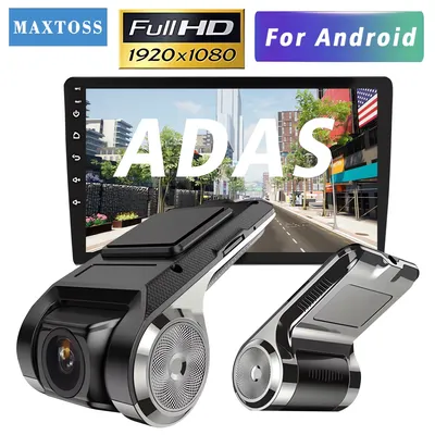 USB Car DVR Dash Cam For Android Navigator 1080P Full HD Driving Recorder Media Comes With ADAS Driving Assistance Function