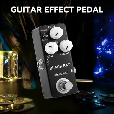 ABFKL Mosky Black RAT Distortion Mini Guitar Effect Pedal