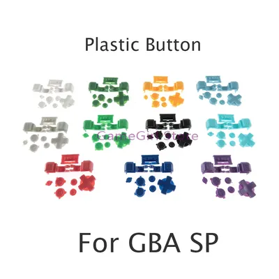 20sets Full Set Colorful Plastic Button L R D-Pad Key For GameBoy GBA SP Game Console Replacement Kits