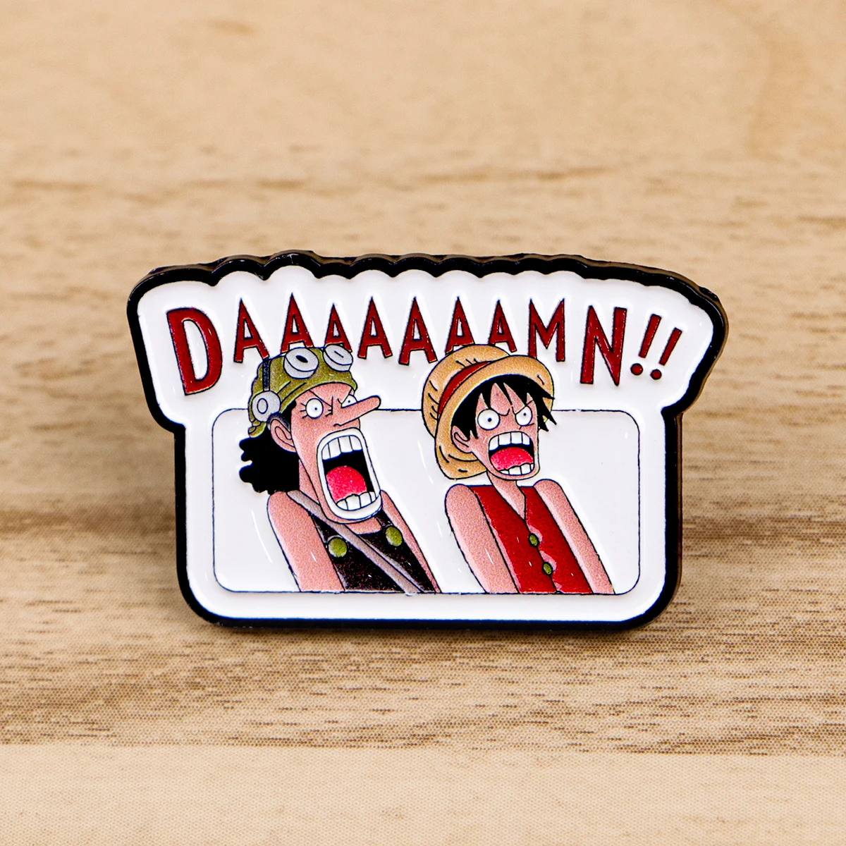 Anime Pirate Enamel Pin Manga Badges on Backpack Women's Brooches Hat Lapel Pins Cosplay Accessories Fans Gifts Toy