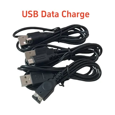 5PCS USB Data Charger Charging Power Cable Cord for DS Lite DSL NDSL For NDSi 3DS New 3DS XL LL NDS GBA SP
