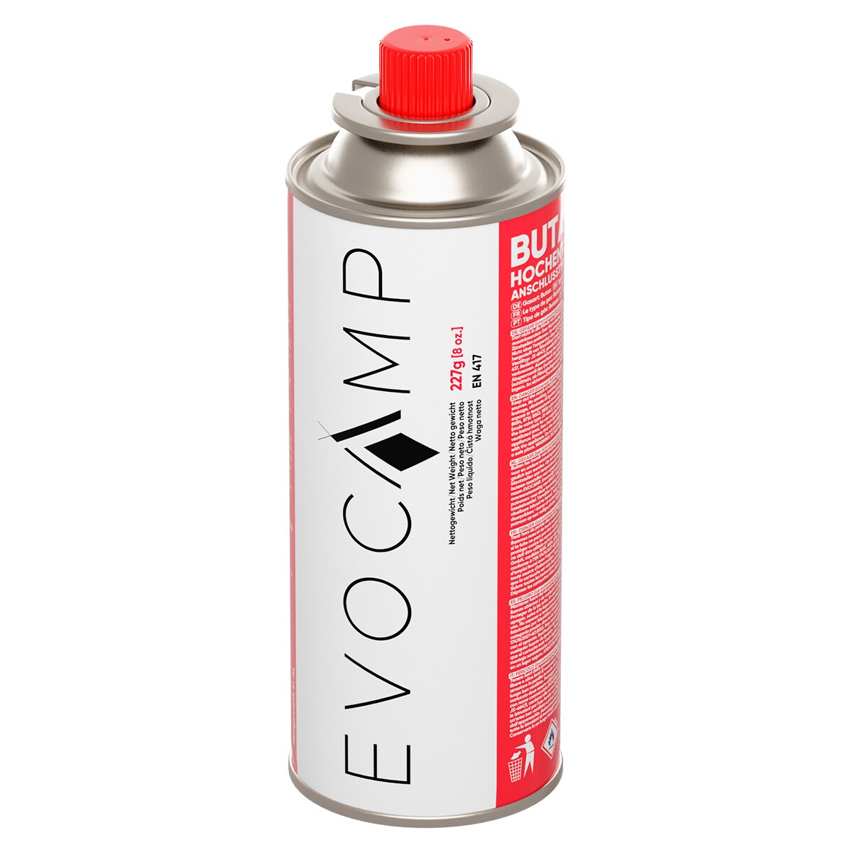 EVOCAMP 28 Stück Gaskartuschen 227g für Gaskocher Butangas- Ideal Trekking, Grillfeste und Picknicks Typ MSF-1a Image