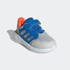 Klettschuh ADIDAS SPORTSWEAR "TENSAUR RUN 3.0 KIDS", Gr. 23, grau one, silber metallic, bright royal, Textil, Synthetik, sportlich, Schuhe, für Kinder