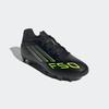 Fußballschuh ADIDAS PERFORMANCE "F50 CLUB KUNSTRASEN NEUERER GENERATION, HART- UND ASCHENPLÄTZE E", Gr. 47, schwarz (core schwarz, iron metallic, lucid lemon), Synthetik, sportlich, Schuhe, geeignet für Rasen- und Kunstrasenplätze