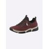 Sneaker RIEKER, Damen, Gr. 39, rot (bordeaux), Lederimitat, sportlich, Schuhe