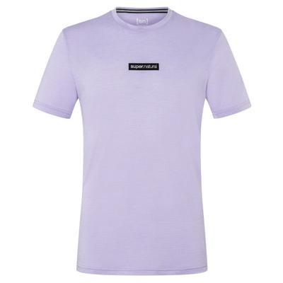 super.natural - New School Tee - Merinoshirt Gr XXL lila Image