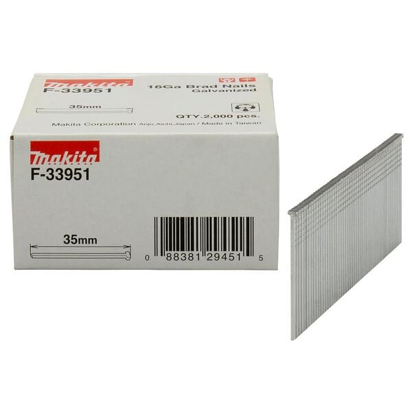 makita Stauchkopfnägel »F-33951« 35.0 mm 2000 Stück Image