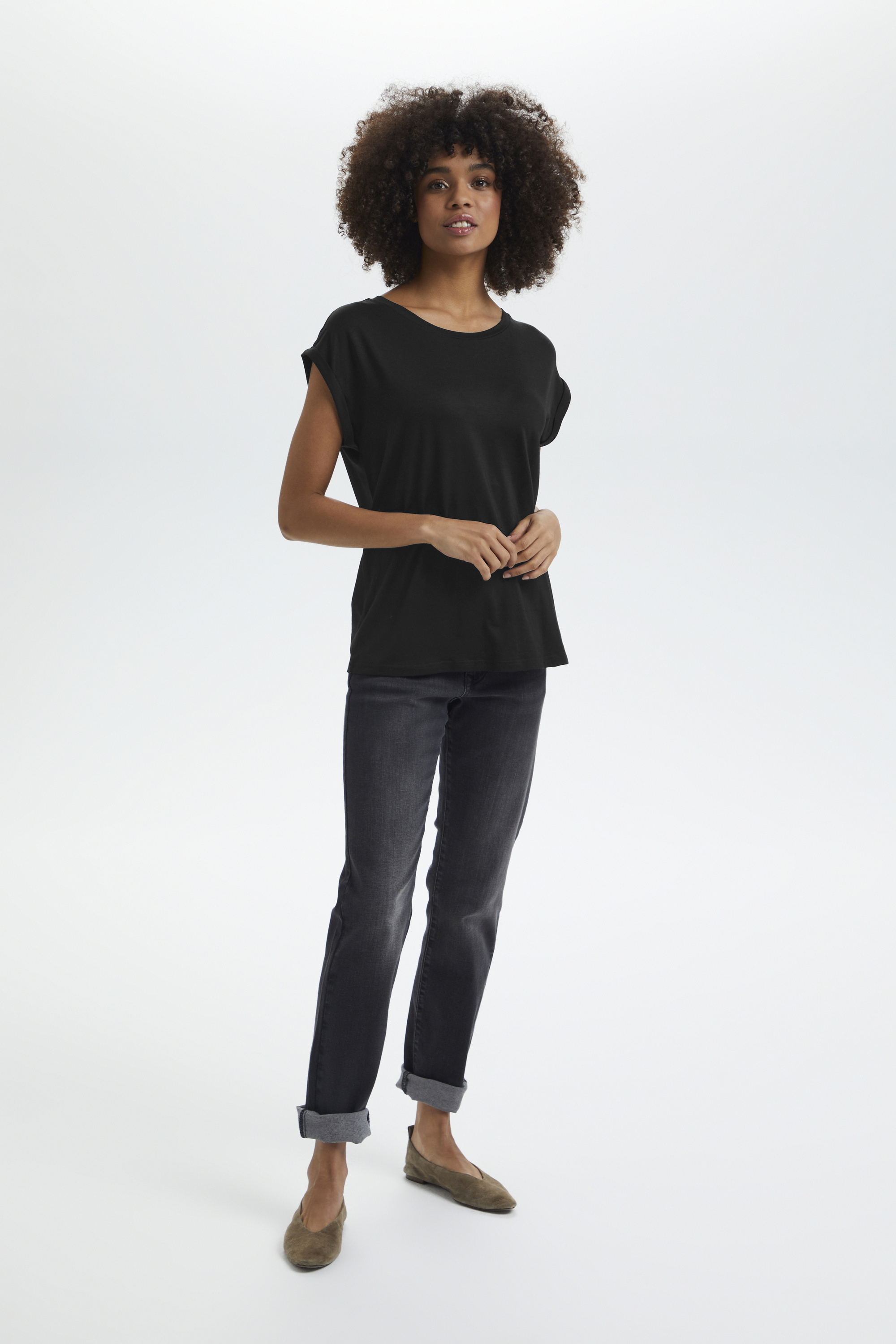 T-shirt Casual fit black