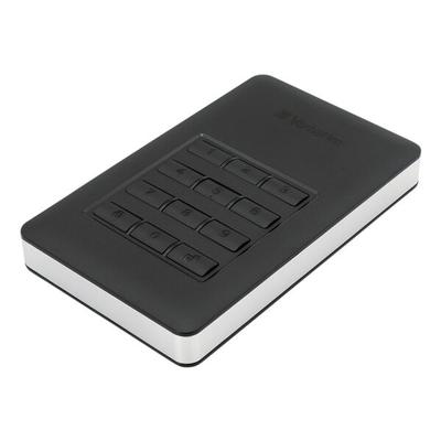 Verbatim Externe Festplatte HDD 2 TB »Store 'n' Go Secure«, 7.6x1.1x12.35 cm