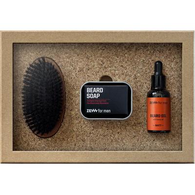 ZEW for men Simple Lumberjack Set with Hemp Oil MATTE 1 Stk. Bartpflegeset